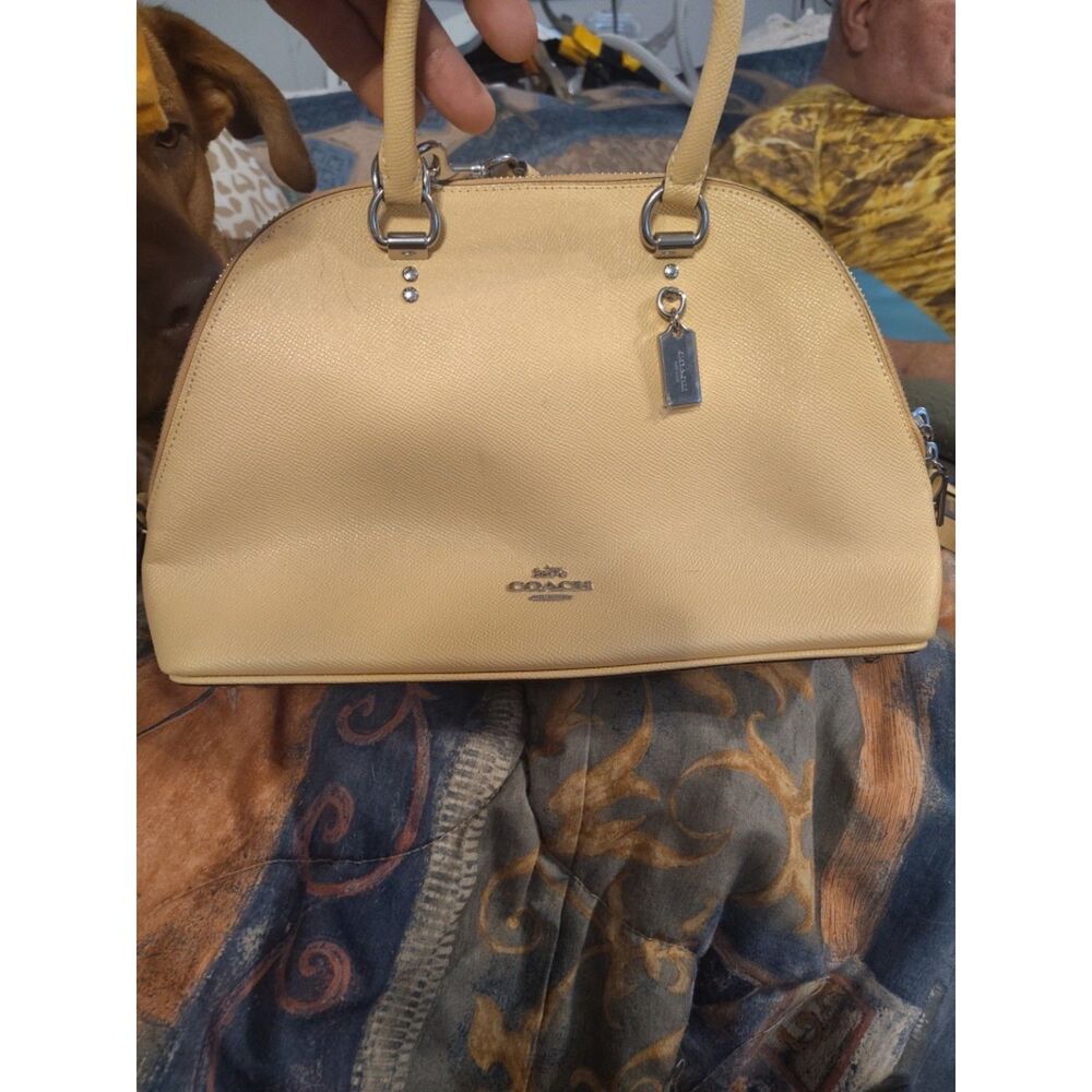 Coach X-Grain Katy Satchel Vanilla Authentic Coach Brand new with original tags